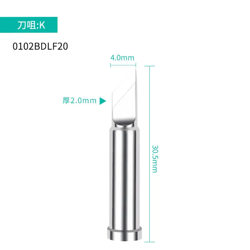 Solder Tips for ERSA I-CON1/I-CON2 Soldering Station 0102CDLF16/24/32, 0102PDLF04, 0102ADLF20/40, 0102BDLF20