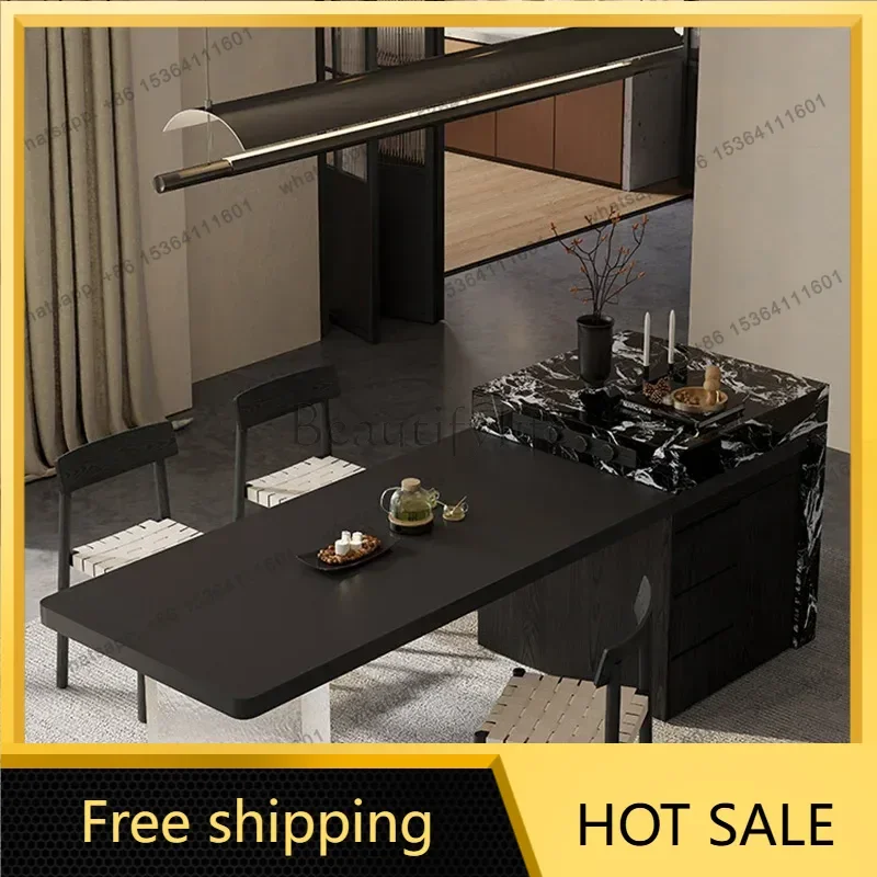 LJY Designer Nordic Dining Table Coffee Conference Console Chairs Dining Table Salon Study Writing Mesas De Comedor Office Furni