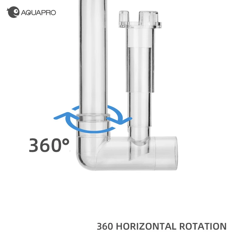 AQUAPRO Lily Pipe Outlet Skimmer Fish Tank Aquarium Inlet Outlet Outflow Inflow Pipes Mini Water Filter Accessories Terrarium