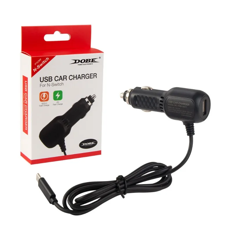 

Fast Charging Type-C Car Charger for Switch 2 / OLED / Lite, PD Car Power Adapter with Quick Charge for NS 2,OLED, Lite, Phones