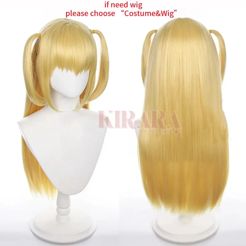 

A;4,c'h\9/Amane Misa Cosplay Costume Wig Hair Jk Clothes for Women Girl Party Carnival Halloween Role Play Outfits3;b,6/k'5;