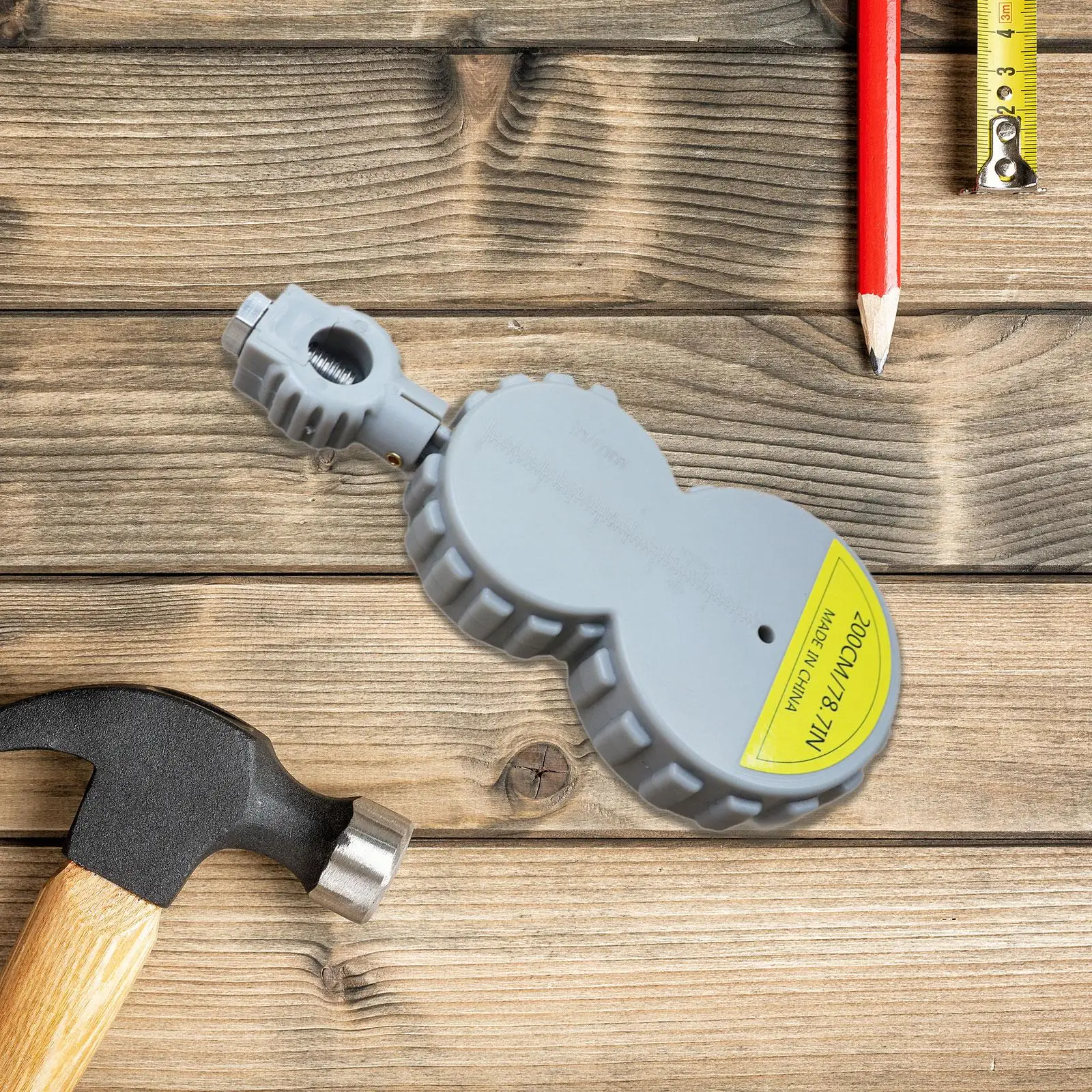 

Rotating Tape Measure Compass Measuring Tape Easy to Use Woodworking Tool