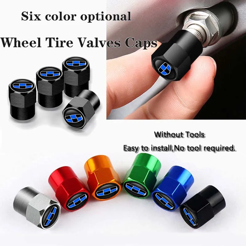 4Pcs Styling Car Wheel Tire Valve Caps Stem Dust Covers Car Accessories For Geely Emgrand X7 EC7 Atlas Boyue GC6 Parts LC EC8