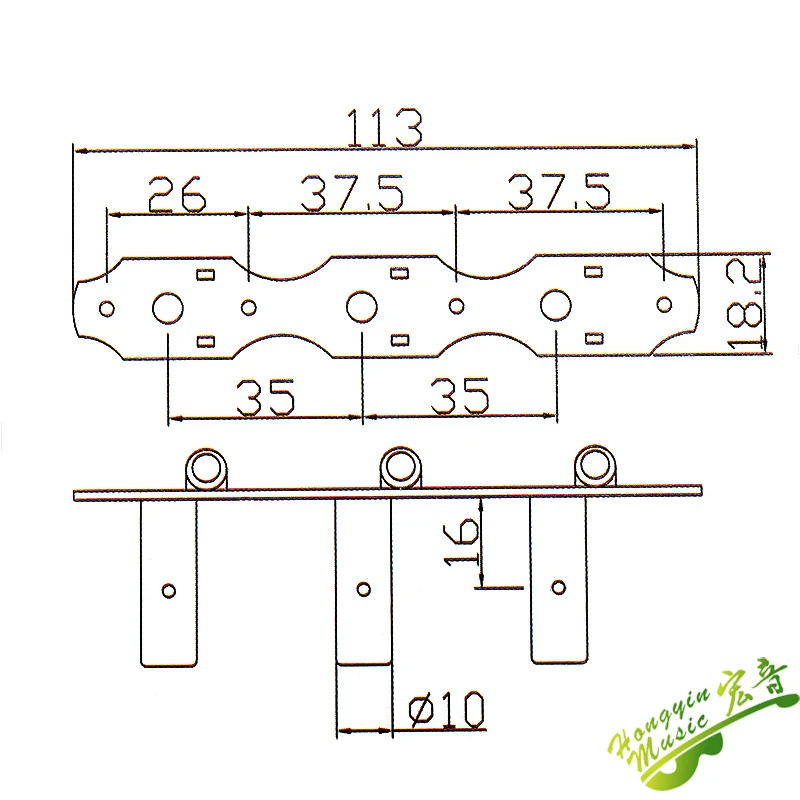 HUATOOL Klassische Gitarre Tri-Integrierter Knopf, Saitenwinder-Knopf, Stimmwirbel, Metallzubehör – Detail 28