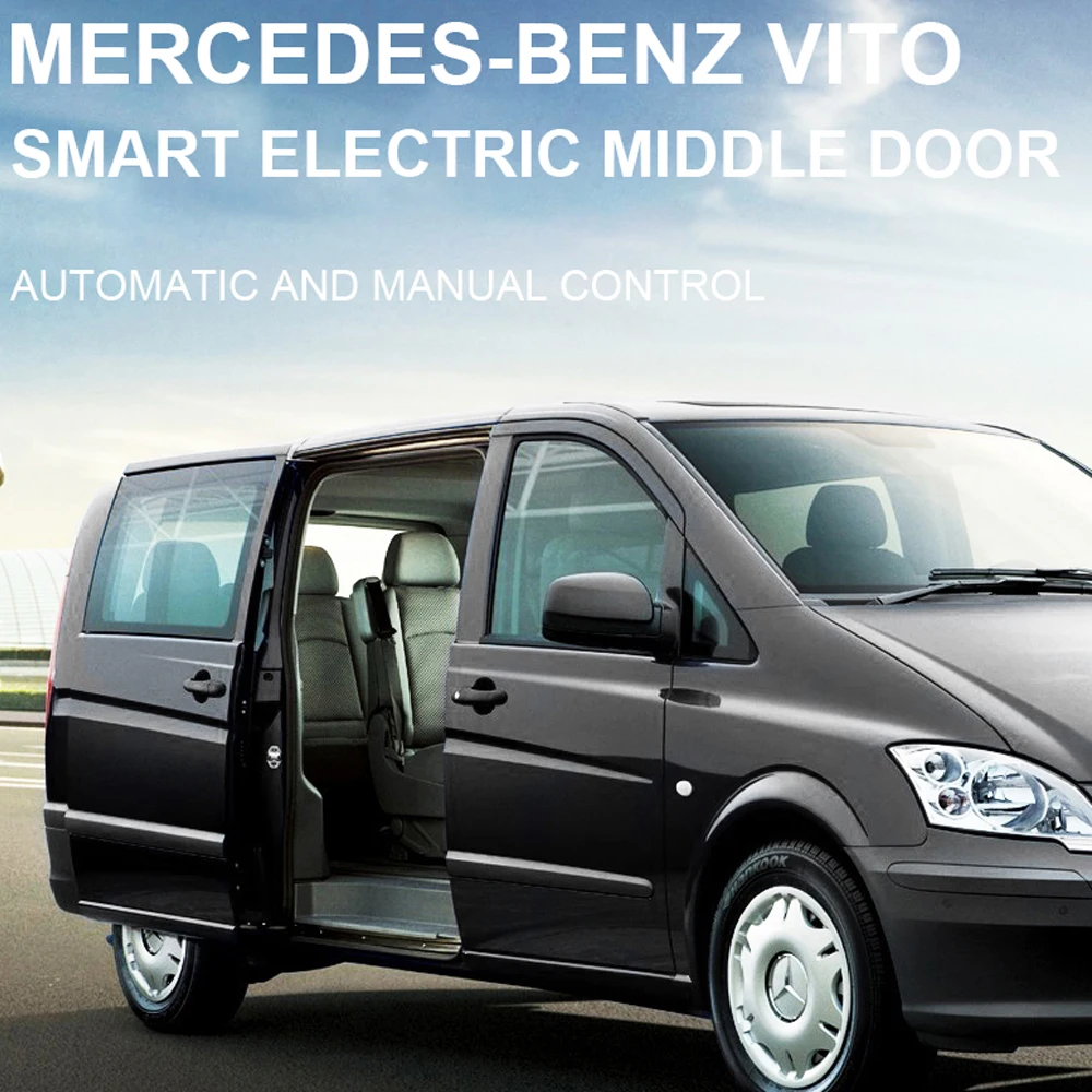 For Mercedes-Benz Vito W447 W639 electric mid-door modified original side sliding electric suction door upgrade installation