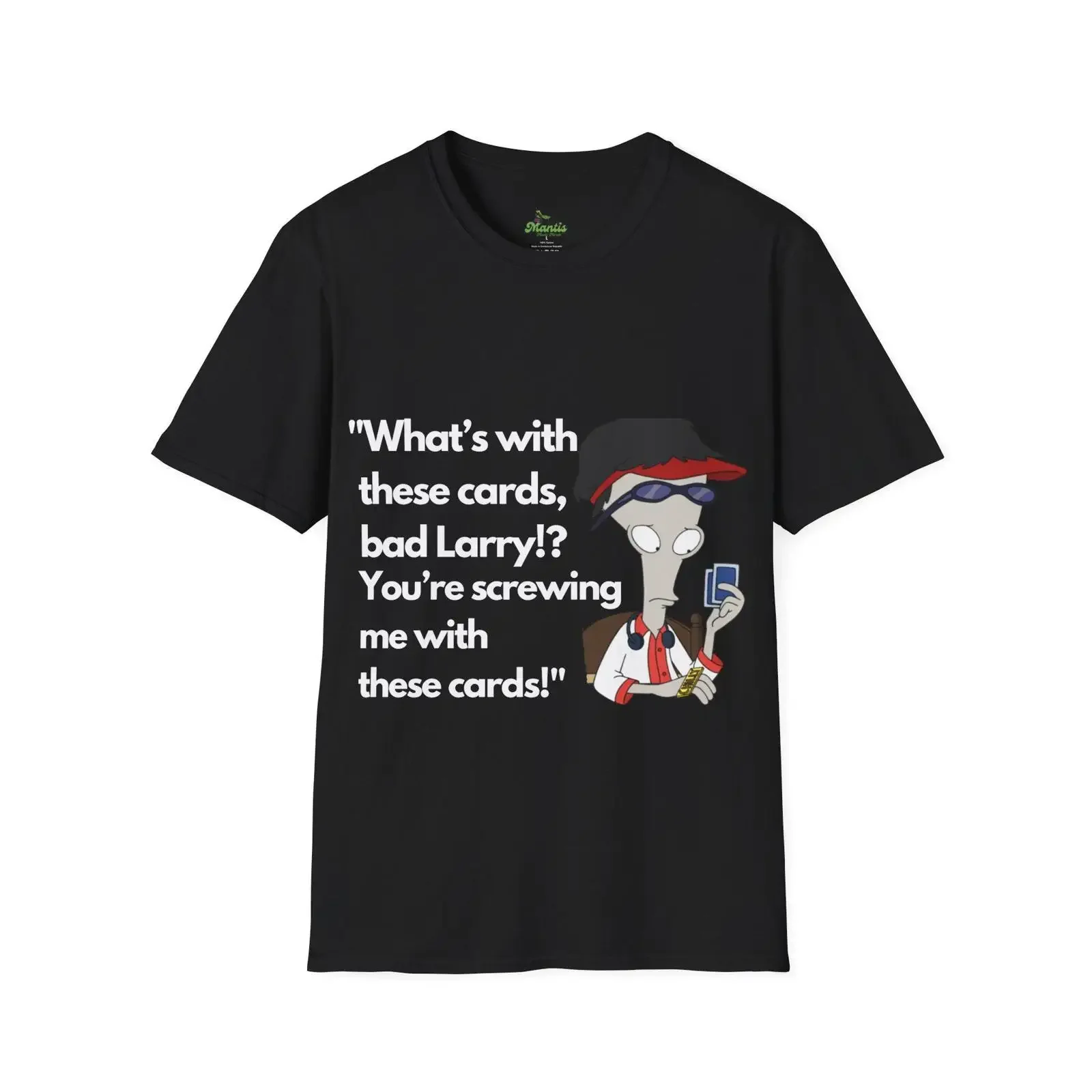 Bad Larry Roger Smith Softstyle T Shirt vintage Washed homme Versatile Comfortable Breathable graphic Soft Stretched Unisex