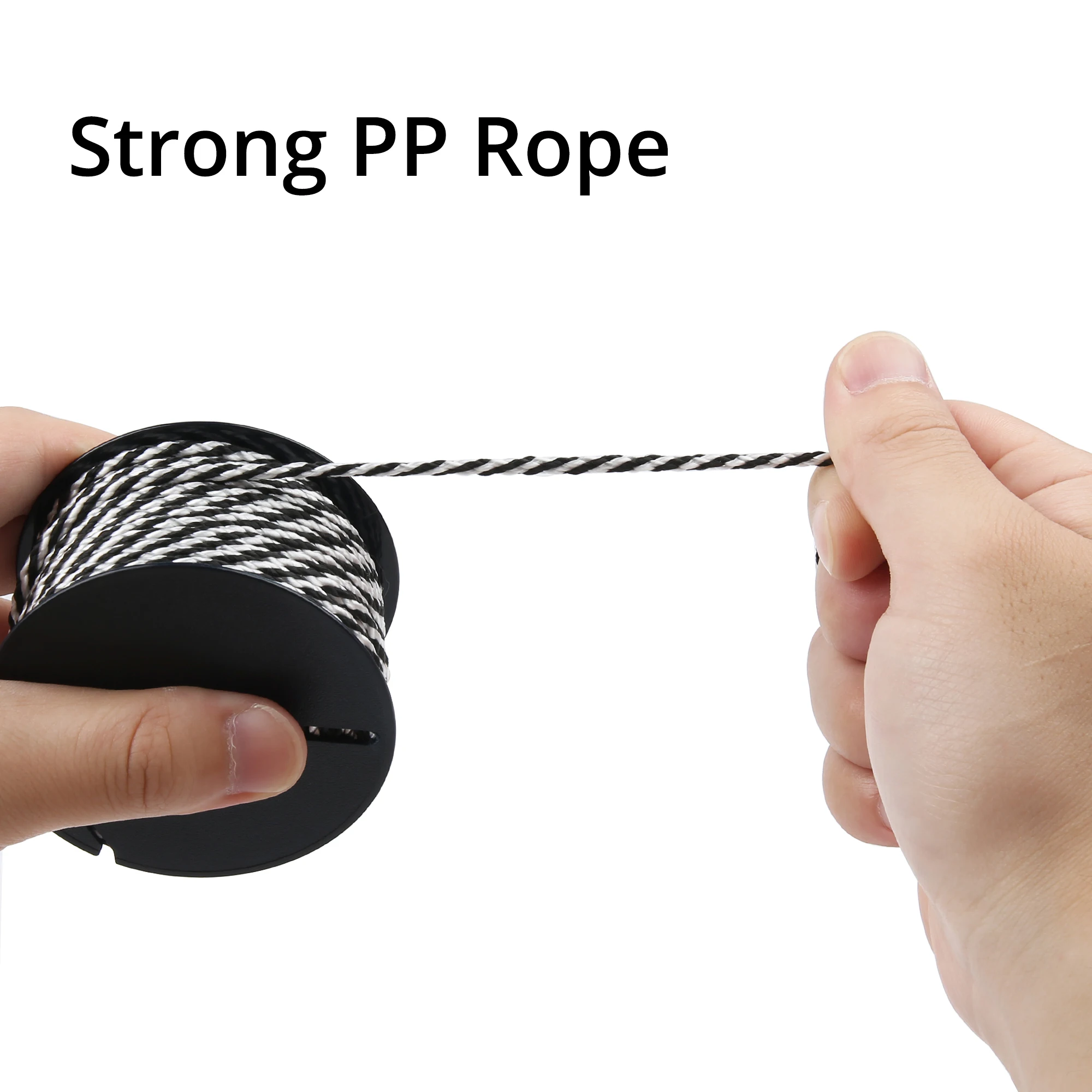 20m Utility Polypropylene Cord 8 Braided PP Rope Home Decor Craft DIY Hang Tag Christmas Gift Packing Multipurpose String