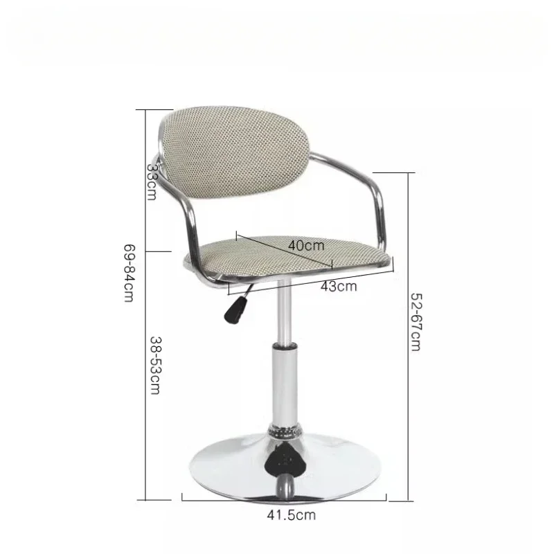 Silla de mediados de siglo con respaldo para Bar, Tabouret de plástico, diseño de cafetería, bancos, muebles antiguos de hierro alto, sillas