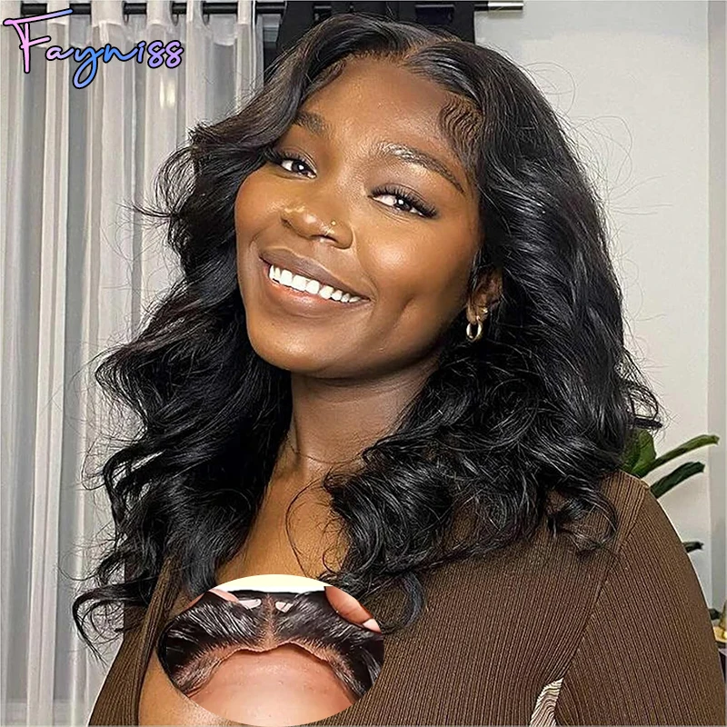 Body Wave Wear And Go Glueless Human Hair Wigs Bob Wigs For Women Ready To Wear 4x4 Pre Cut Lace Closure Wig Human Hair