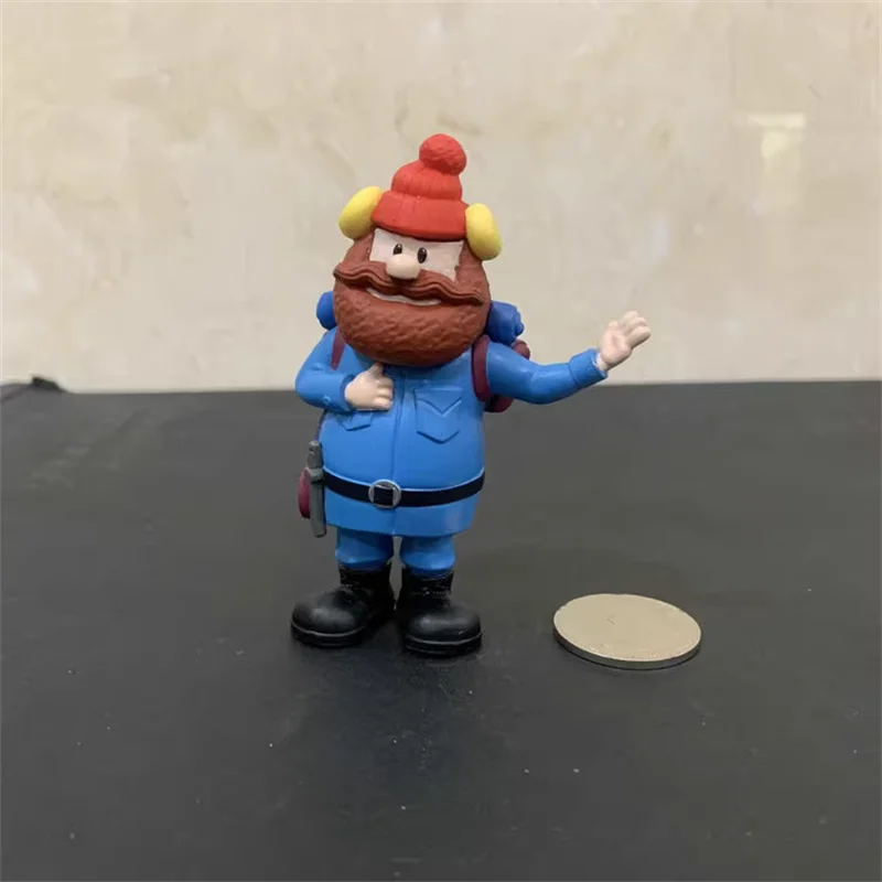 6cm cartoon hermey yukon sam the snowman Action Figures Toy kids collection santa rudolph red nose doll