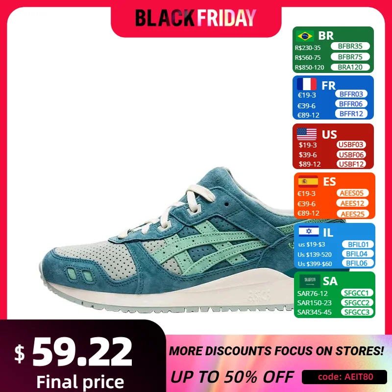 COSTS x Asics Gel-Lyte 3 Original Running Shoes Men and Women Breathable 2024 New Shoes