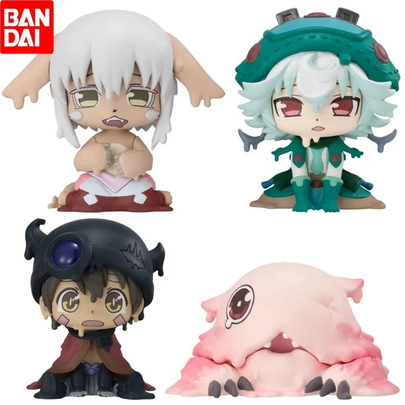 

Оригинальные фигурки Bandai: 4 шт. Melting Shape Gashapon V2 Gashapon Made In Abyss (Мейня, Прушка, Фапута, Рег Рико) — Аниме-фигурки