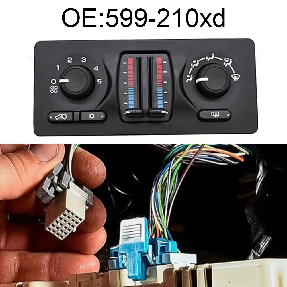 

Replacement Heater Control Unit Air Conditioner Control AC Climate Unit HVAC Module ABS Plastic Direct Replacement