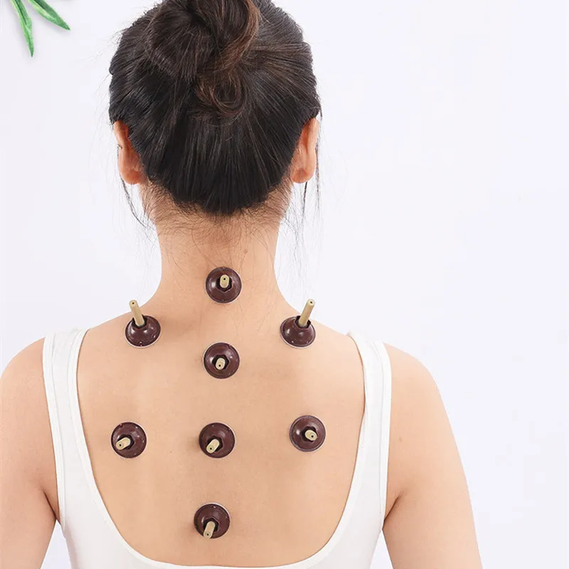 Mini Moxibustion Massage Stickers Gua Sha Tools Self-adhesive Tube Moxa Stick Massage Sticker Tool Body Health Care