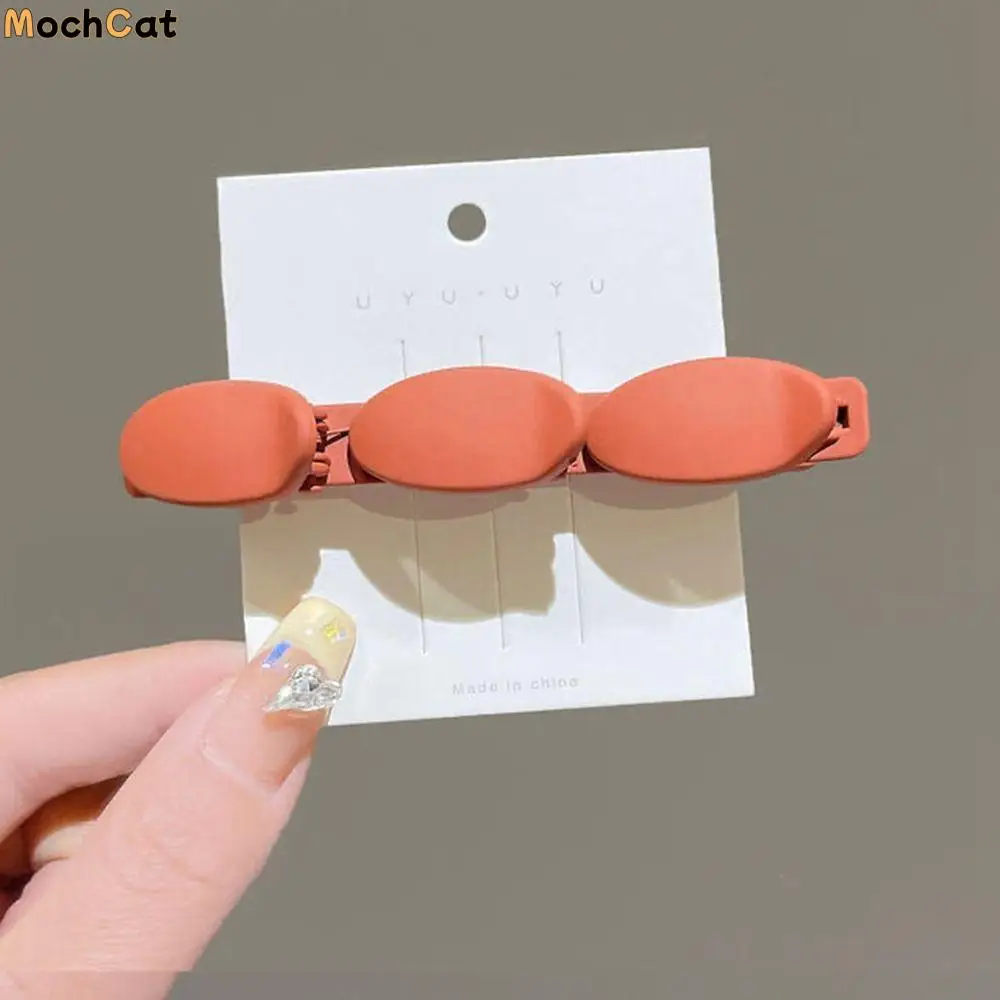 

Simple Side Barrettes Braided Hair Clip Korean Style Hairpin Duckbill Clip Plastic Headwear Bangs Clip Daily