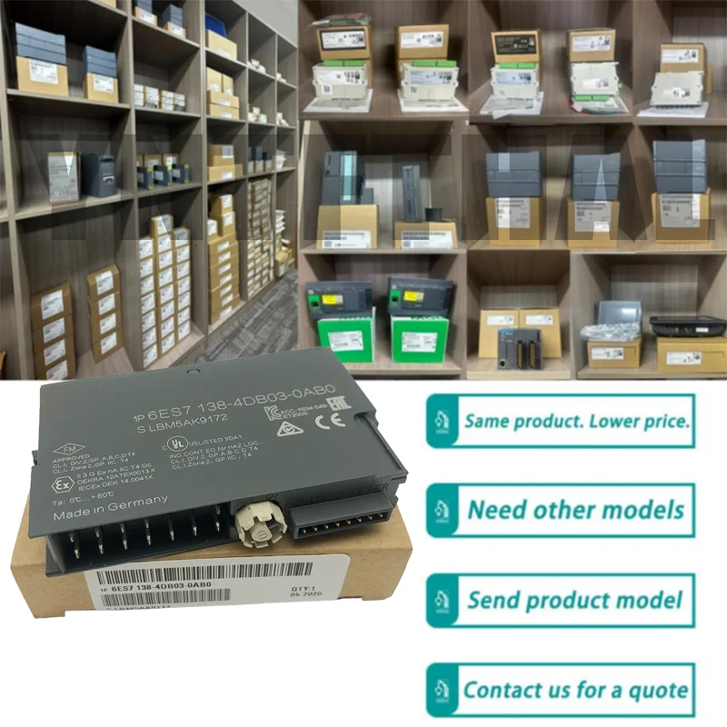 

Новый оригинальный интерфейсный модуль 6ES7138-4DB03-0AB0 6ES7 138-4DB03-0AB0