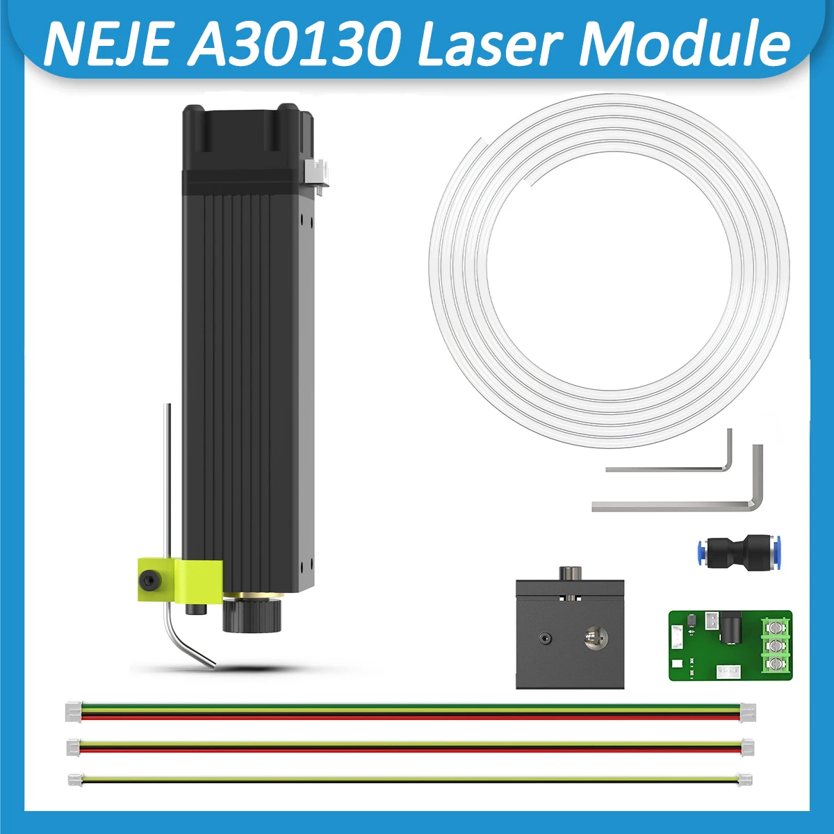 NEJE A30130 N30820 F30130 Laser 5.5-7.5W OUTPUT Engraver Cutting Module DIY Laser Machine BUILT-IN HIGH PRESSURE AIR ASSIST