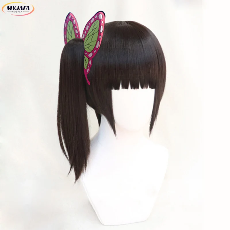 Alta qualità Kanawo Tsuyuri Kanao parrucca Cosplay resistente al calore capelli Anime parrucche Cosplay + cappuccio parrucca