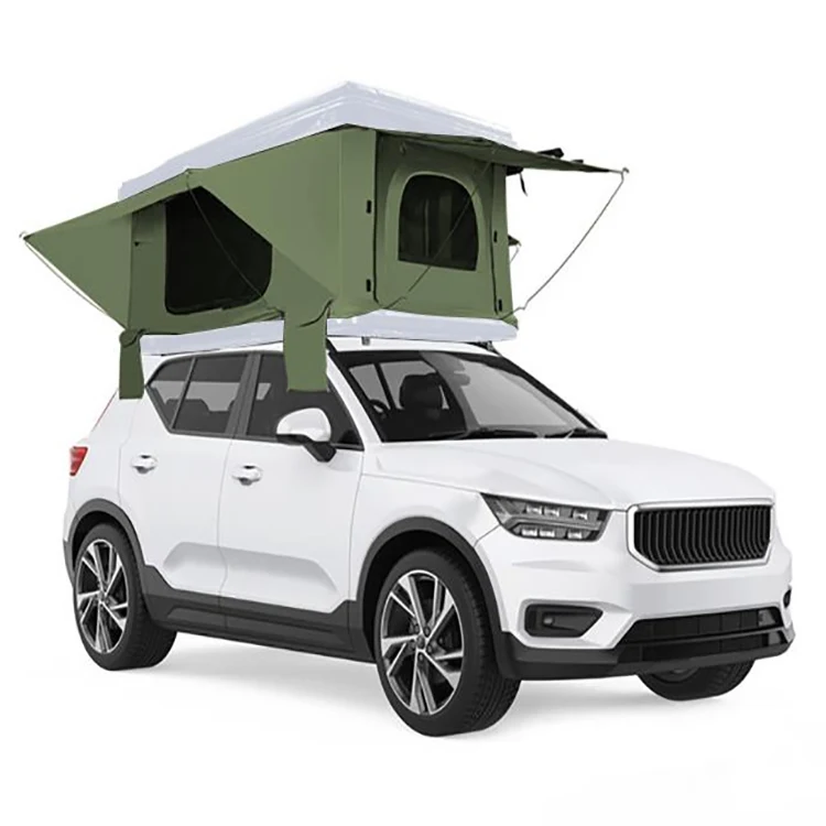 

Waterproof ABS Ladder Car hardshell Roof Top Tent Glamping Portable hard shell rooftop for outdoor camping