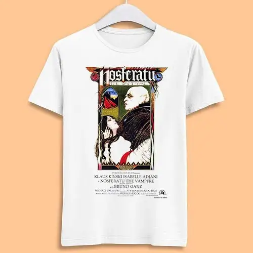 Nosferatu The Vampyre Adult Cult Movie Music Fashion Top Retro T Shirt 829