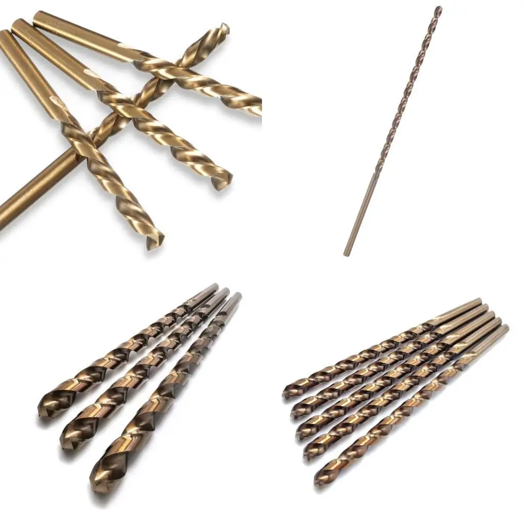 

G6KF 2mm-4.2mm Cobalt Drill Bit Twist Jobber Length Drill Bit Round Shank Metalwork