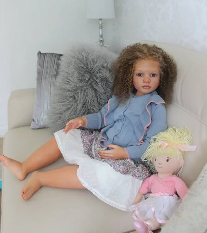 

SINO-BB 42inches Big Girl Aloenka With Brown Curly Hair Exclusive Offer Huge Doll