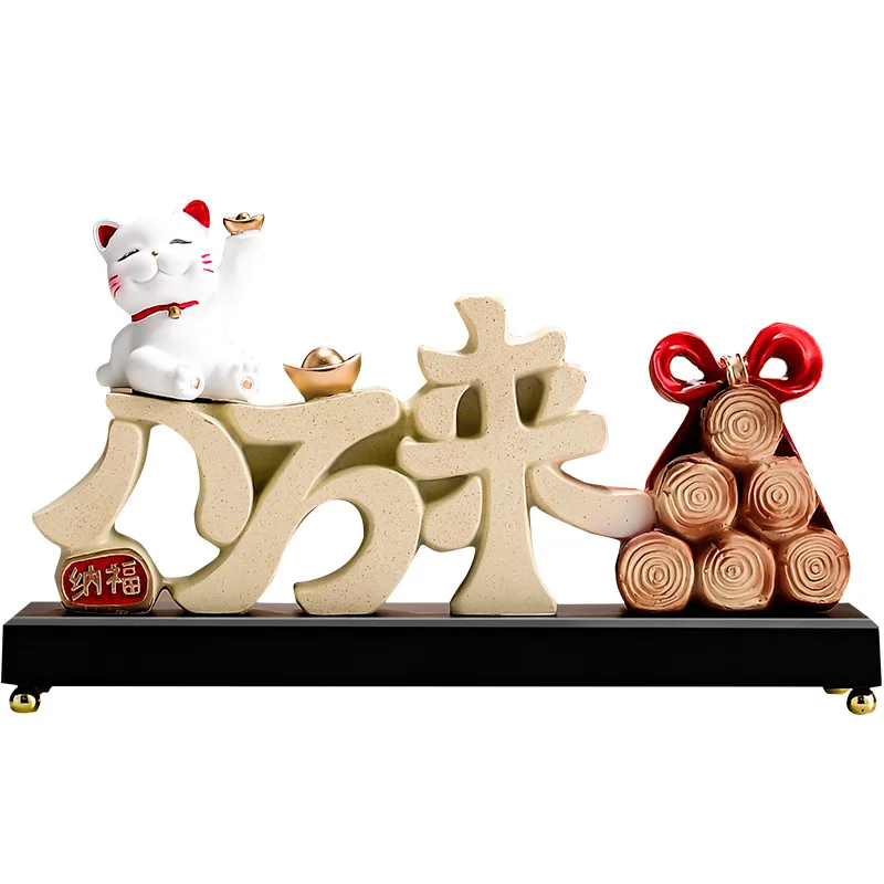 For Lucky Cat Decoration, Ornaments, Opening Gifts, Moving Gifts