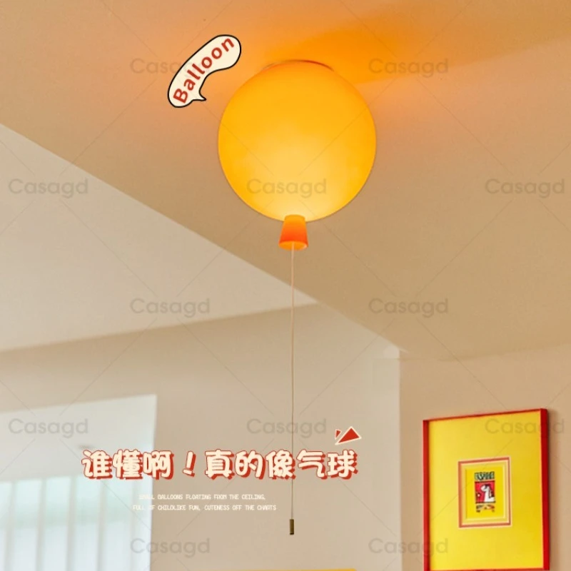 

Balloon light Nordic creative stained glass corridor entrance bedroom