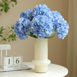 DIA 18CM Artificial Flower High-end Single Branch Silk Fabric Large Embroidered Ball Home Decoration Wedding Decoration