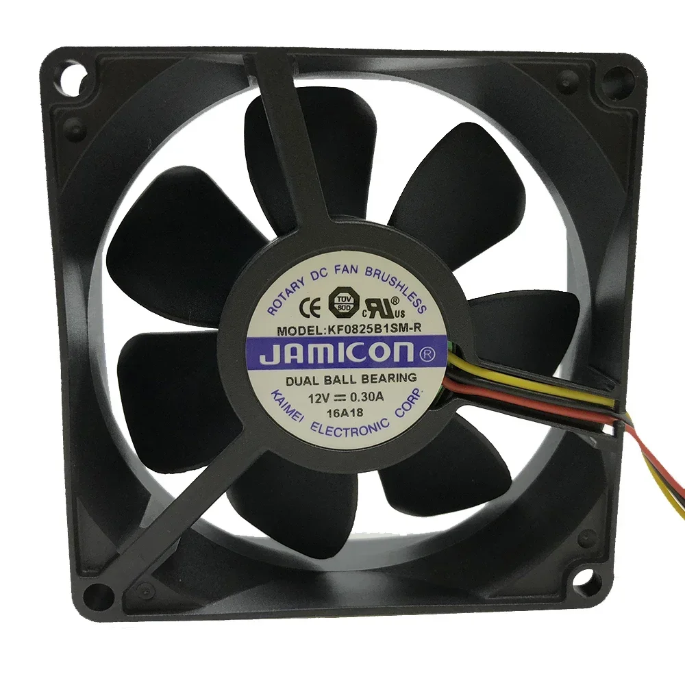 

NEW 8025 kf0825b1sm DC12v 0.30a 8cm 80*80*25MM chassis cooling fan