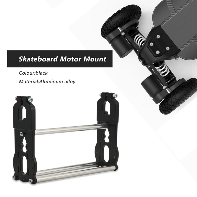 Electric Mountain Skateboard Truck Using Stronger Motor Bracket With Motor Protection Cover And Pulley Protection Cover