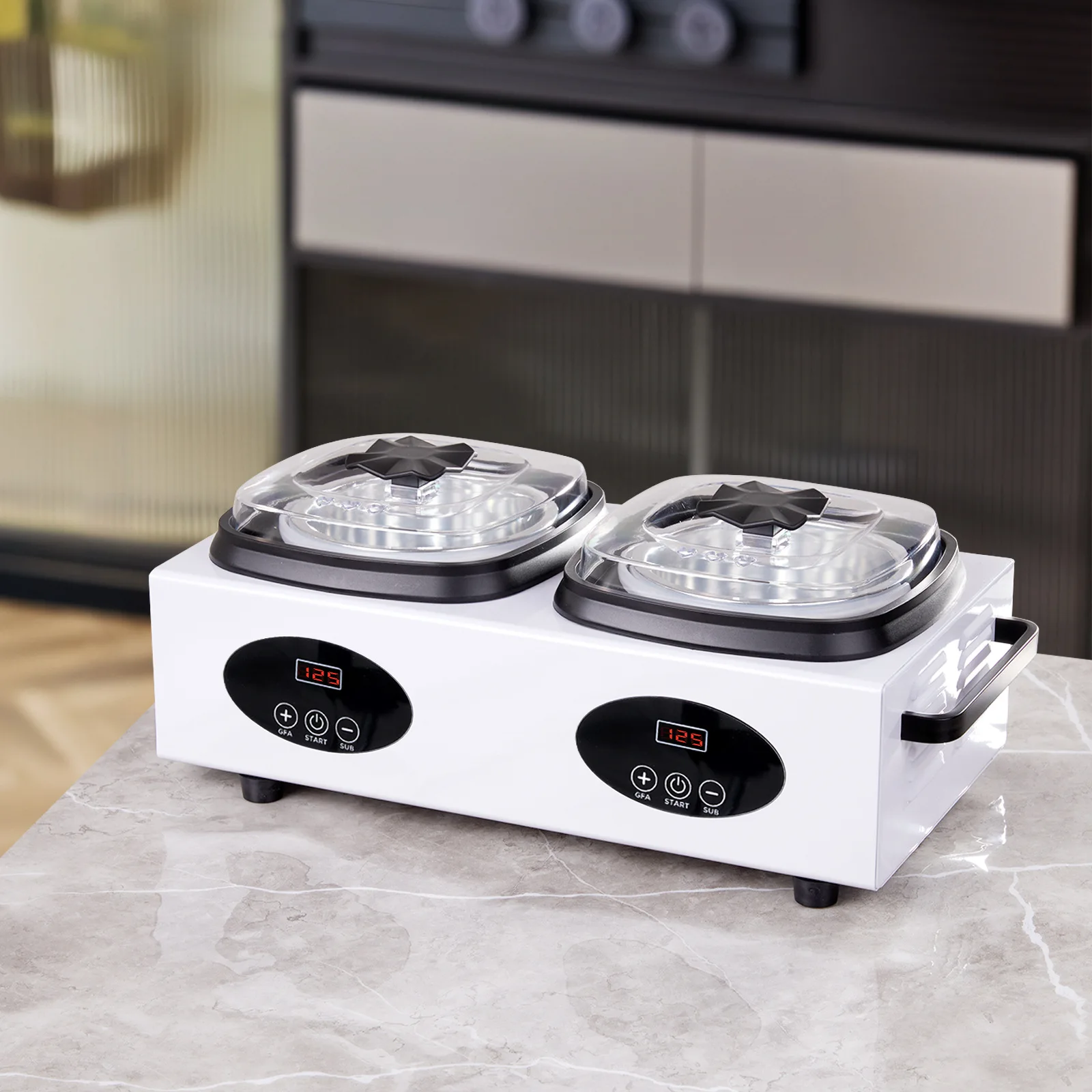 2026 New Touch Screen Wax Melt Warmer Machine for Hair Removal Paraffin Wax Heater with Adjustable Temperature Single Double Pot