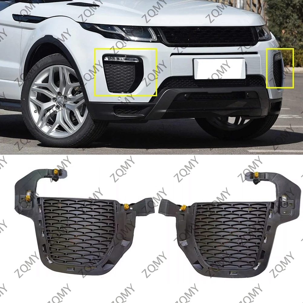 

2pcs Car Front Bumper Fog Light Cover Lamp Guard For Land Rover Range Rover Evoque 2016 2017 2018 SF651C SF651D