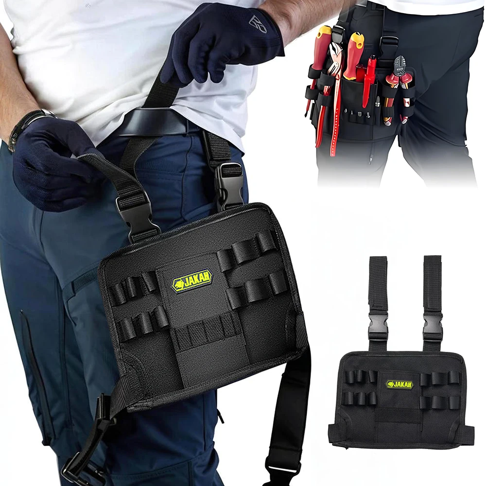 Leg Pocket Pouch Tool Holder Tool Bag Belt for Leg Work Belt Tool Organize Automotive Electrician Repair Tool Tool Bag for Leg