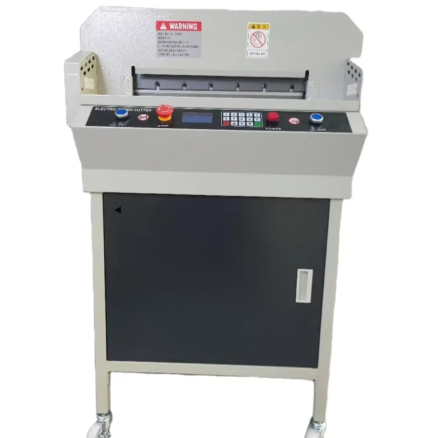 

Автоматический электрический программируемый резак для бумаги 460 мм / Электрический программируемый триммер для бумаги