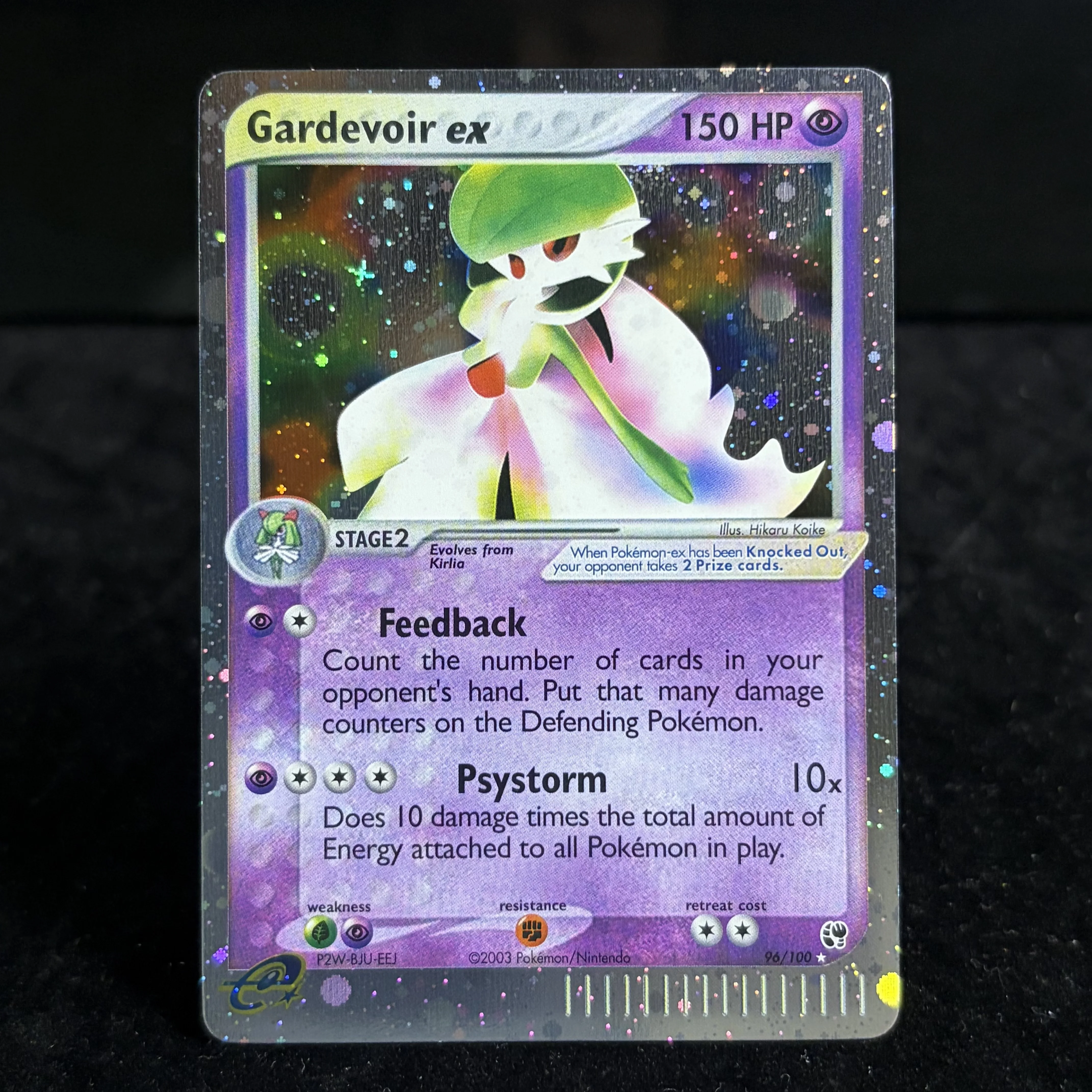 PKM Collection Card Ruby-Sapphire (RS) & Sandstorm (SS) Set Gardevoir/Raichu/Typhlosion PTCG Super Rare Game Proxy Card Gifts