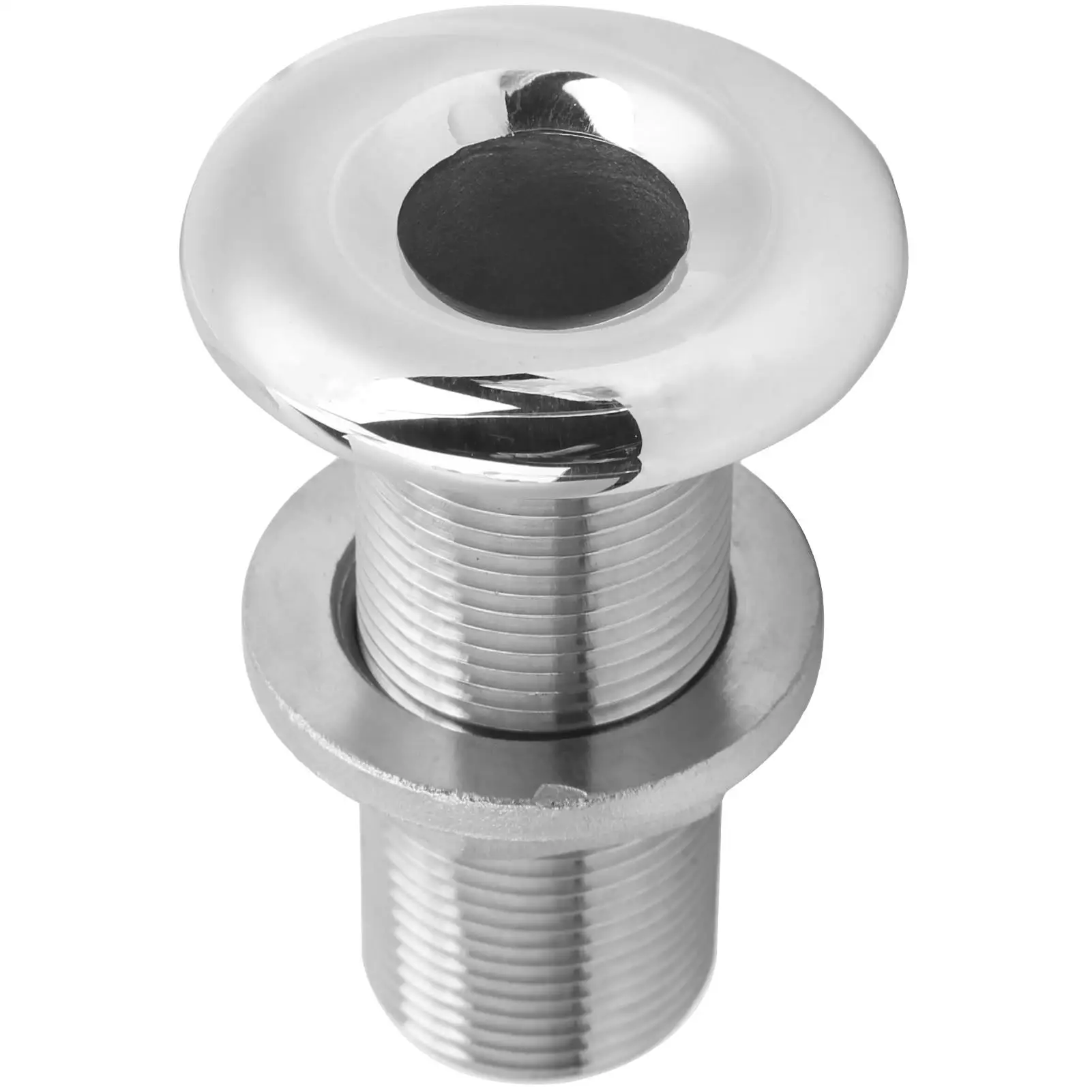 

Stainless Steel Thru Hull Fitting for Boat Drain Hose Barb - Marine Bilge Pump Vent/Aerator Connector