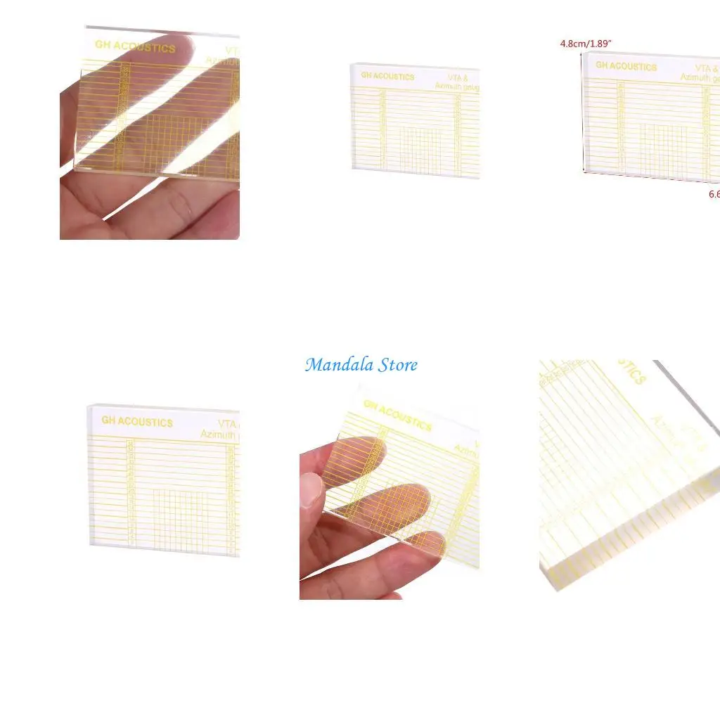 

U2JC Azimuth Adjustment Ruler High-definition Measuring Vinyl Record Player Phono VTA