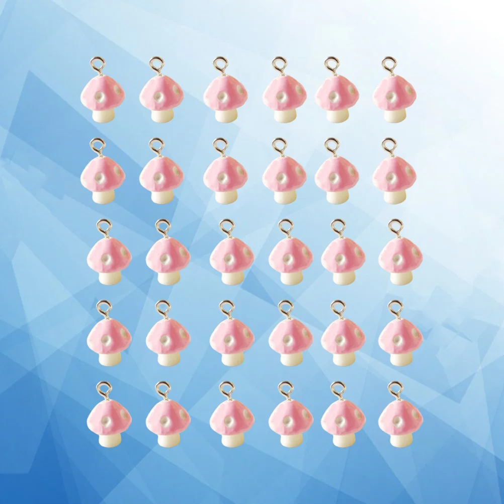 30st kralen diy glazen paddestoel hangers bedels sieraden maken bevindingen knutselen mini fruit kind