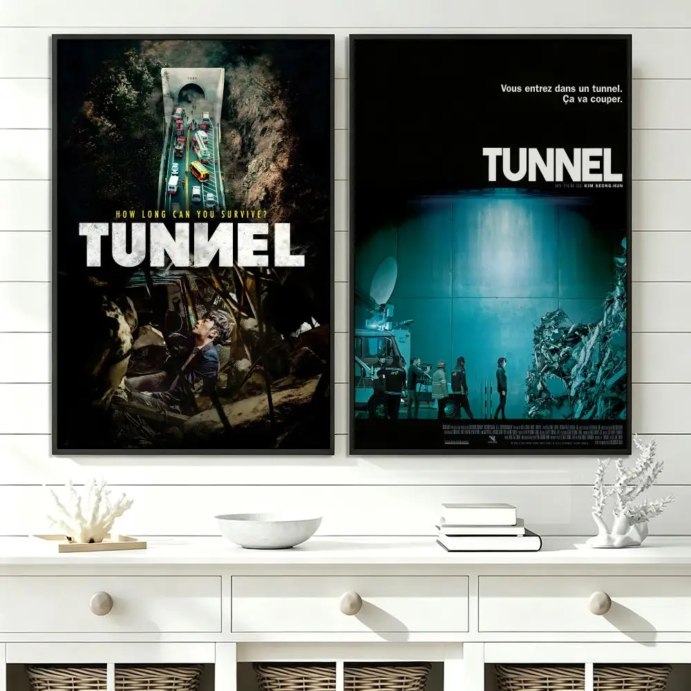 movie Tunnel Poster Poster HD Trendy SelfAdhesive Wall Art Print For Living Room Bedroom Dorm Office Home Gift