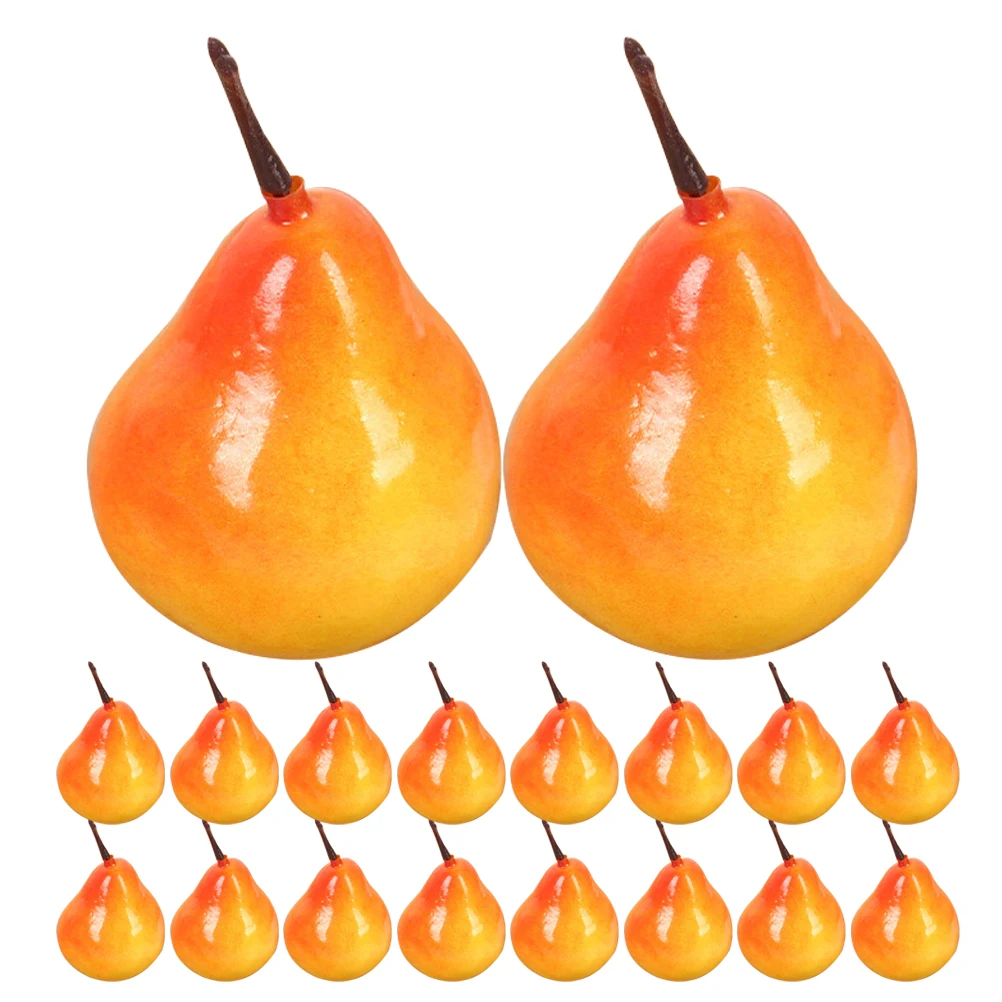 

30pcs Mini Pineapple Faux Fruits Decorative Artificial Fruit Models for Kitchen Park Garden Montessori Toys Education
