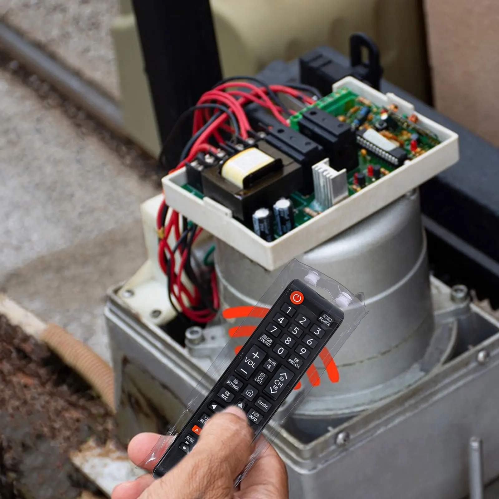 

Universal Industrial Remote Controller Cover Transparent PVC Protective Sleeve Transmitter Guard Case Waterproof Wear Resistant