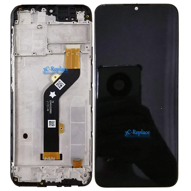 Black 6.82 Inch For Infinix Hot 10T X689C Hot 10s X689 X689B X689D