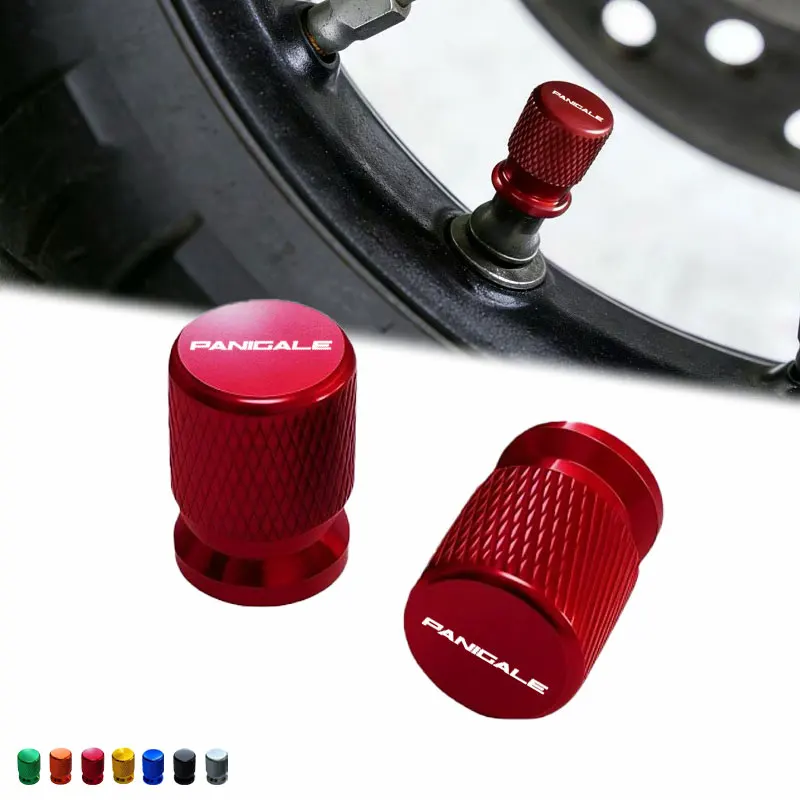 

2PCS Motorcycle FOR DUCATI 1199 1299 899 959 Panigale S SR V4 Aluminum Alloy Tire Wheel Parts Valve Stem Caps Cover