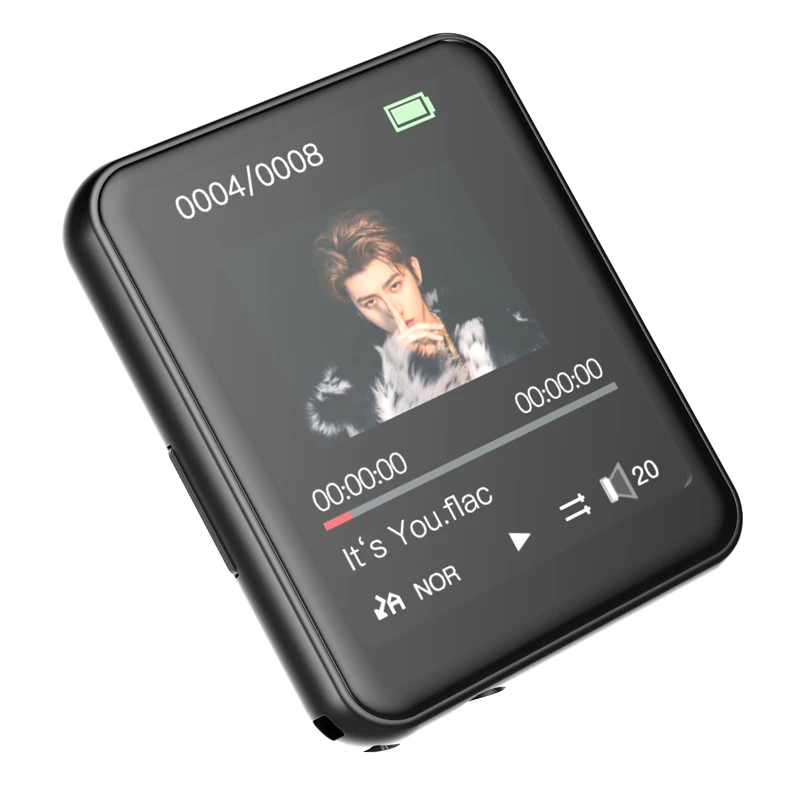 RUIZU mini metal Bluetooth MP3 player built-in speakers full screen touch-screen radio recording e-book video playback