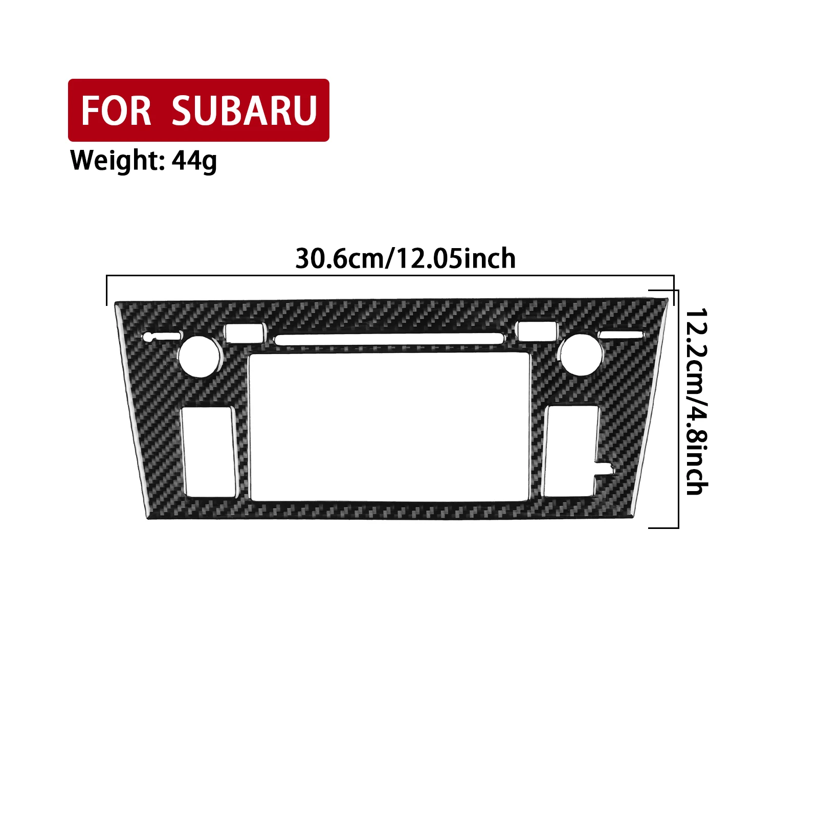 For Subaru Outback Legacy 2015-2017 Real Soft Carbon Fiber Car Interior Accessories Center Console Screen Trim Decoration Type A