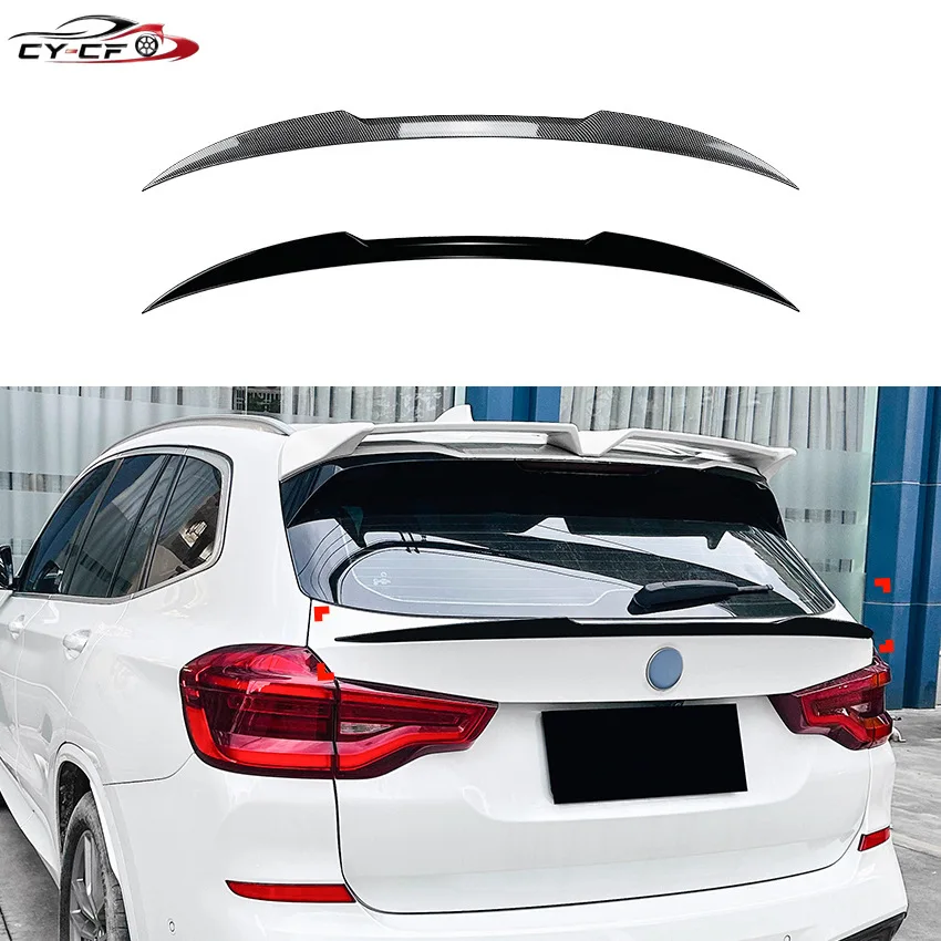 

Car Rear Spoiler for BMW X3 G01 2018+ Gloss Black Rear Trunk Lid Tail Wing Splitter Middle Wing Body Accessory Kit Diffuser