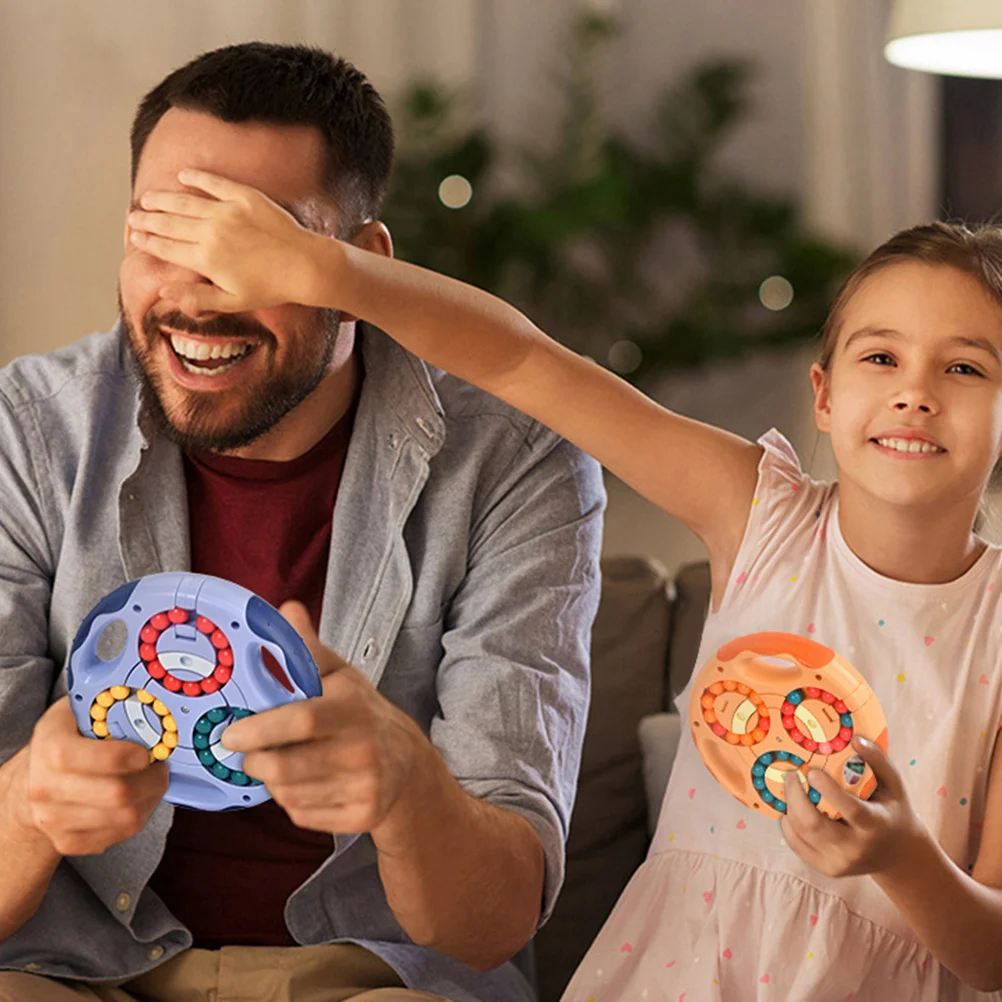 Rolando contas disco para crianças alívio do estresse jogo de inquietação divertido dedo brinquedo inteligência cubo atividade sensorial