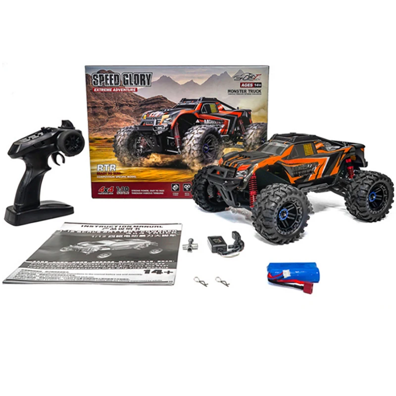 1: 10 Spots Remote-controlled Off-road Vehicle Model Rc Off-road Four-wheel Drive Jt-10101 Charging Fast Remote-controlled Toy