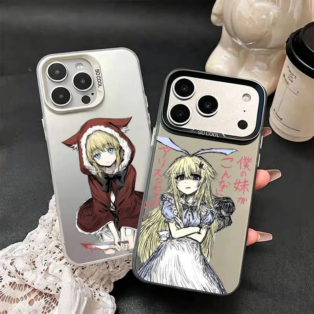 Coque de téléphone Game Black Souls Anime pour iPhone 17, 16, 15, 14, 13, 12, 11, Mini, Pro, E, MAX – Housse mate blanche effet bonbon